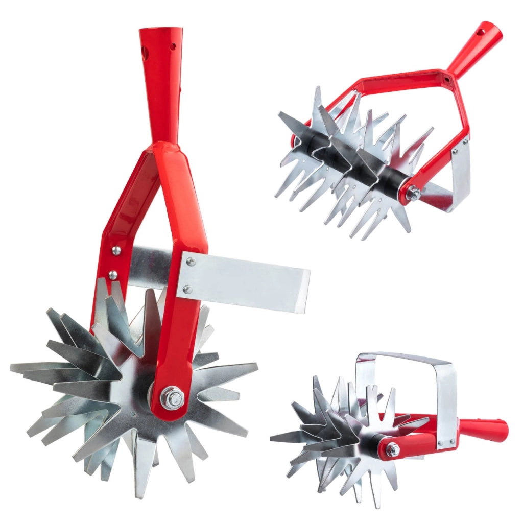 KADAX Coltivatore da giardino manuale per terreno, con lama di taglio per substrati specifici.