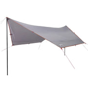Telone da campeggio | Tenda da campo Grigio e Arancione 430x380x210 cm Impermeabile