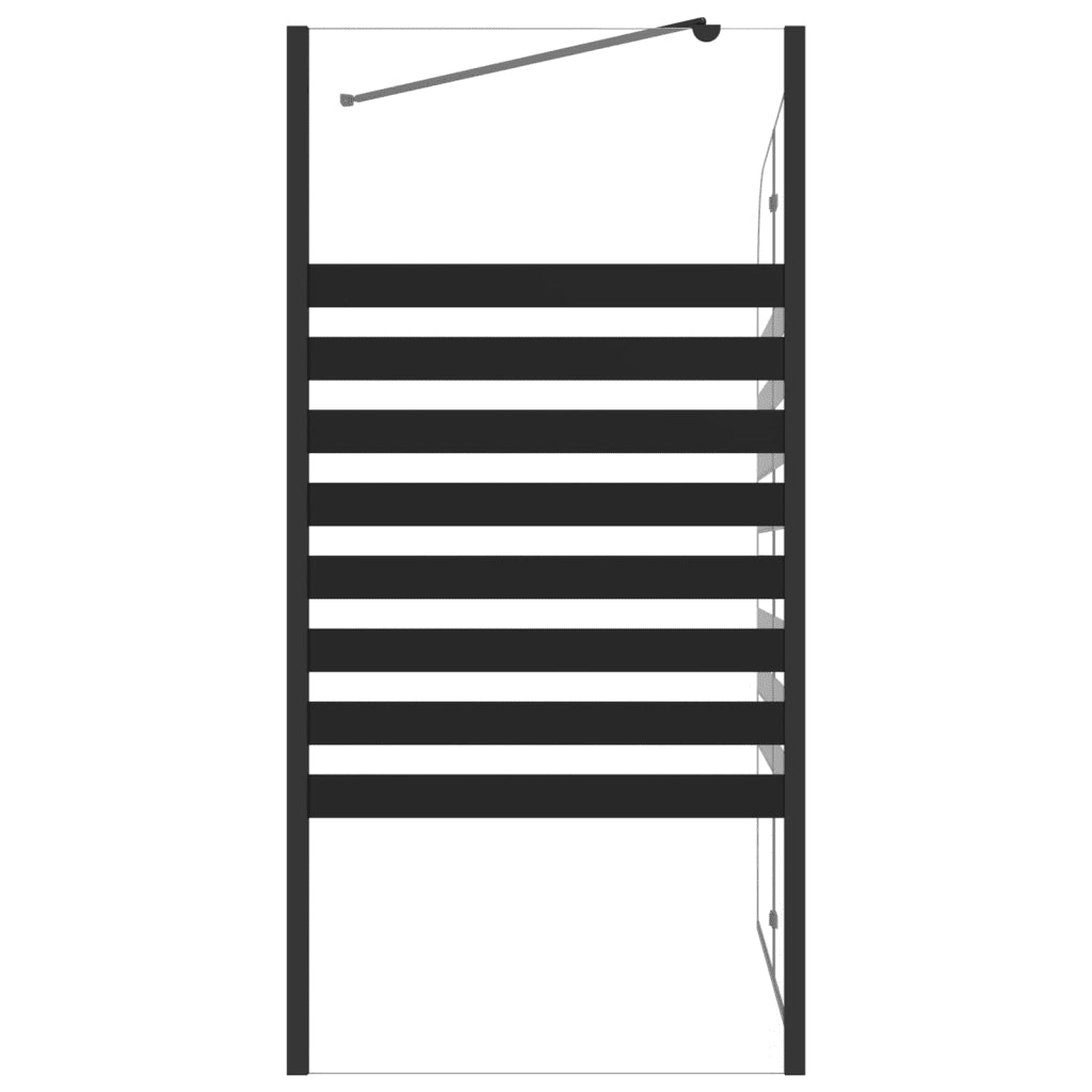 Box Doccia a Strisce 120x68x130 cm in Vetro Temperato 151863