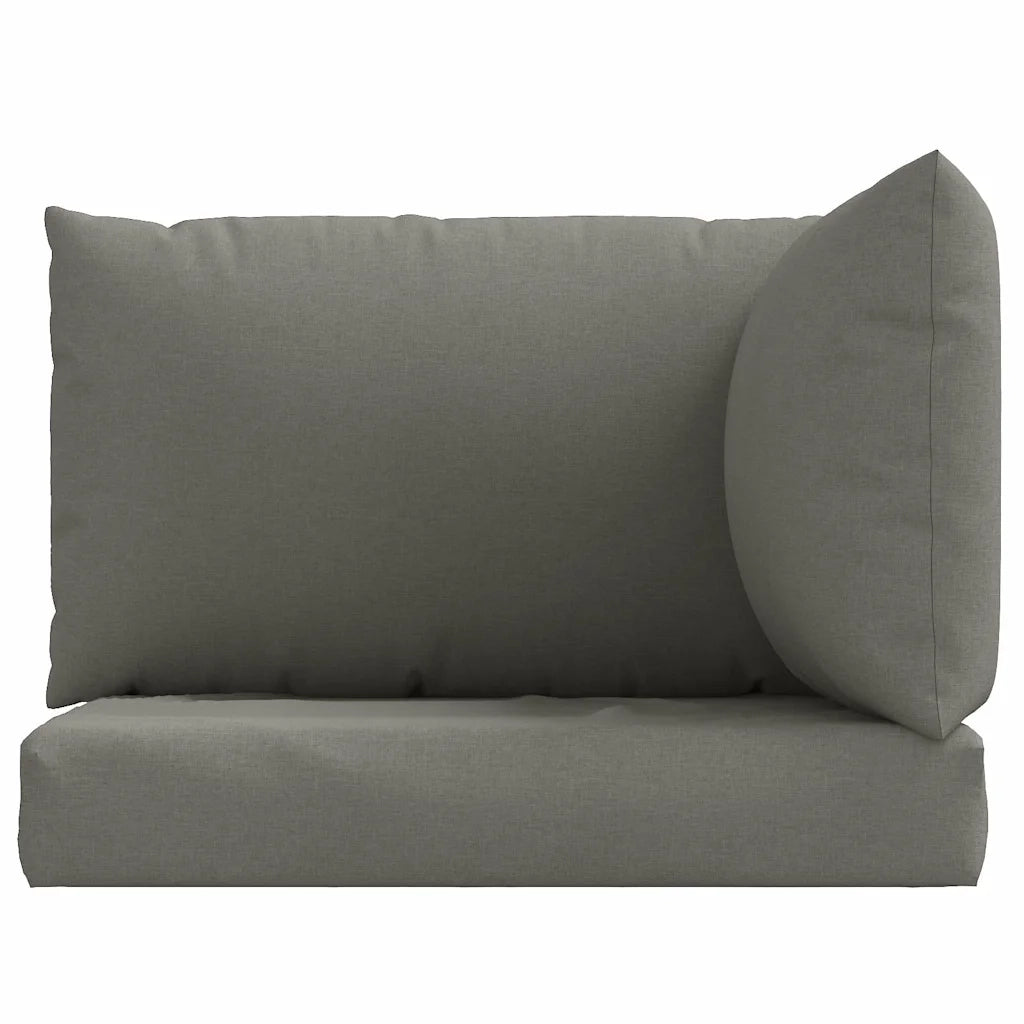 Cuscini per Pallet 3 pz Grigio Scuro MÃ©lange in Tessuto