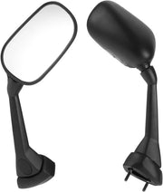 Specchio retrovisore per motocicletta montaggio laterale per Yamaha FZ1 Fazer 2007-2013 in alluminio e plastica nera regolabile