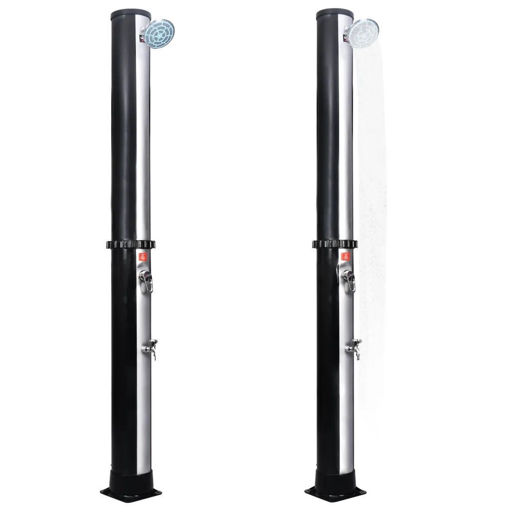 Outdoor Doccia Solare da Giardino con Soffione e Rubinetto 40 L CFW3990352