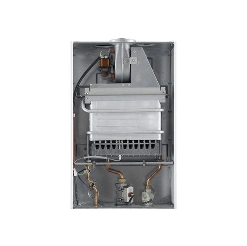 Scaldabagno a Camera Stagna Baxi ACQUAPROJET+ BLUE 17 Fi GL Gpl Low NOx Completo Di Kit Scarico Fumi