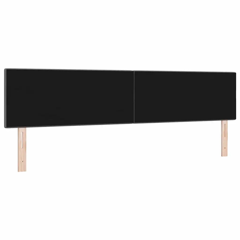 Testiera LED con testiera Grigio scuro 200 cm Poliestere 3338162