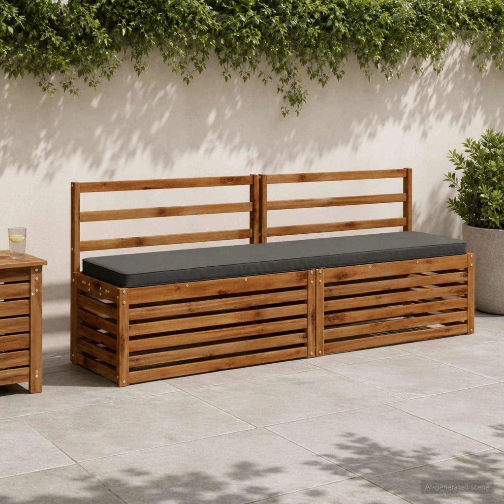Cuscini per Panchina a 2 Pezzi VUGHT 2 pz 100% Poliestere 951535