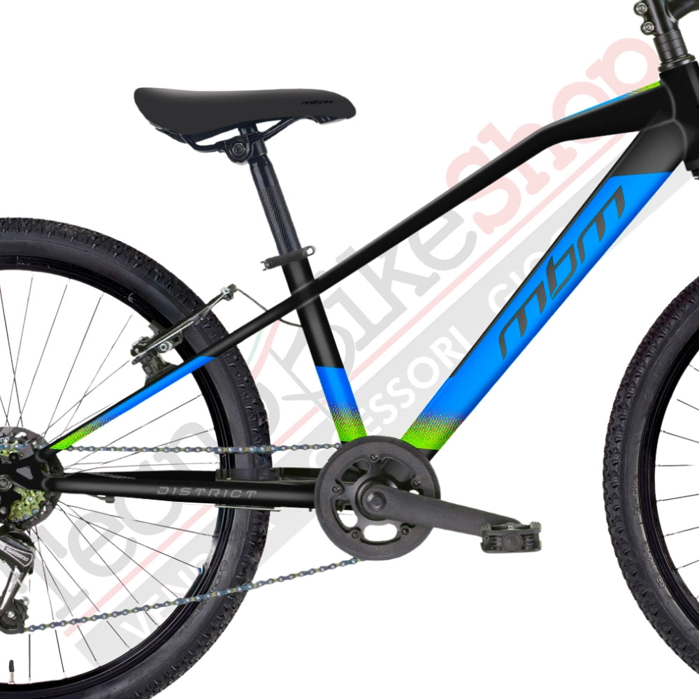 Bicicletta Bambino MTB MBM District 20" 7 Velocità-Blu