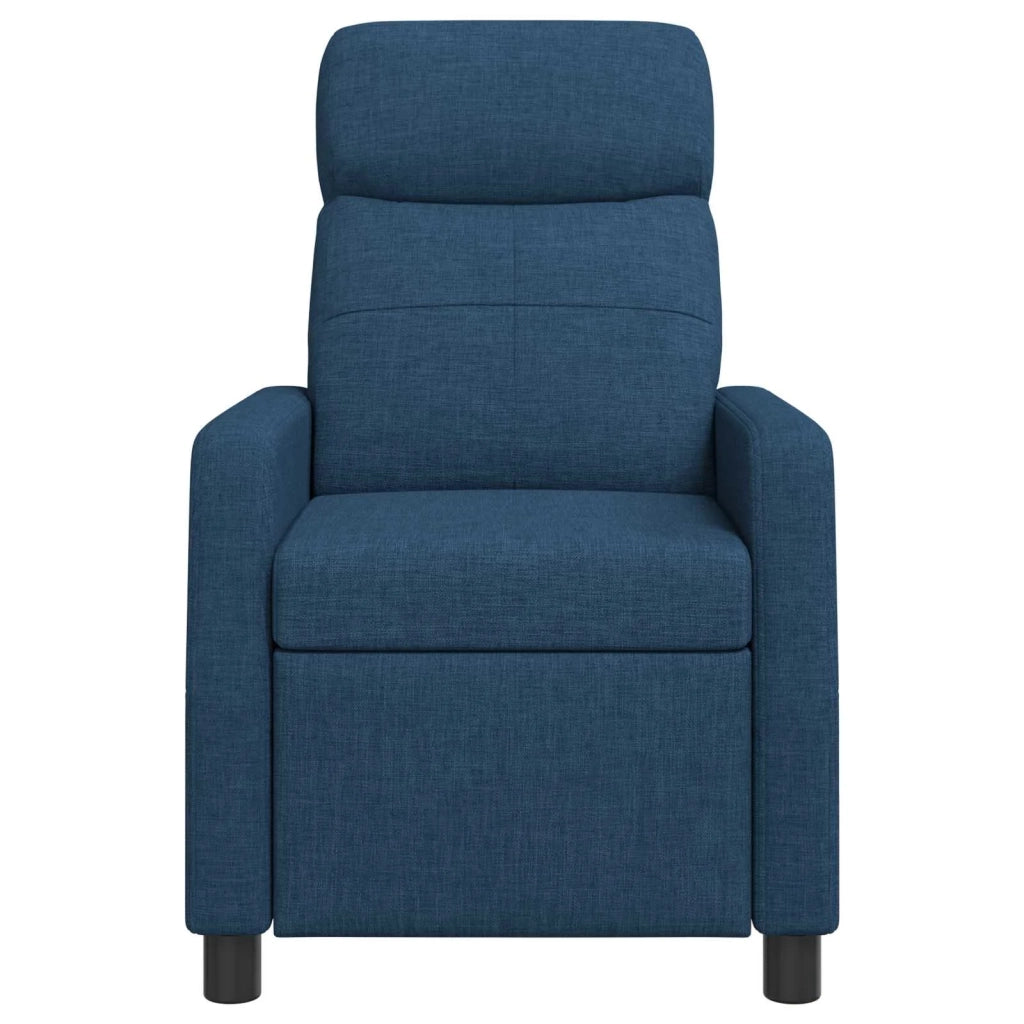 Divano Sedia-Poltrona reclinabile Blu Tessuto 649905