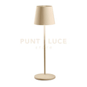 GLS050- LAMPADA RICARICABILE A BATTERIA BEIGE A LED 3000K 240LM 3W