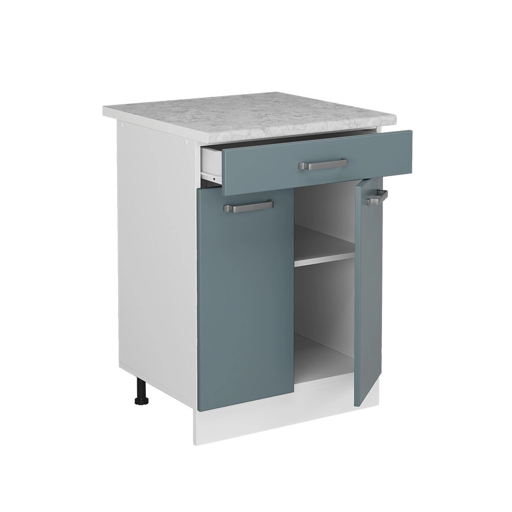 Vicco Base universale Grigio-blu 60 cm con cassetti