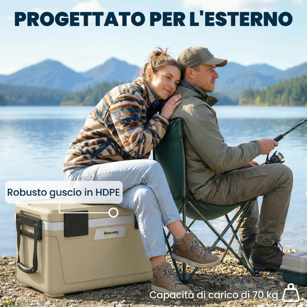 Box Frigo Portatile Isolato ¨C zephmum ¨C 66.6x38.5x40 cm, Cachi