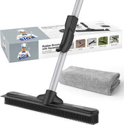 Aspirapolvere 3 in 1 con manico e bocchetta aspirante Aspirapolvere per la rimozione di residui di animali domestici Gatti Cani Spazzola per pavimenti in moquette Parquet Vetri Pulizia inclusa un panno microfibra