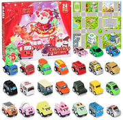 Calendario di Natale 2026 - 24 Pezzi - Auto per Bambini - Scatola di Regalo - Giocattolo Auto - Mini Auto Giocattolo
