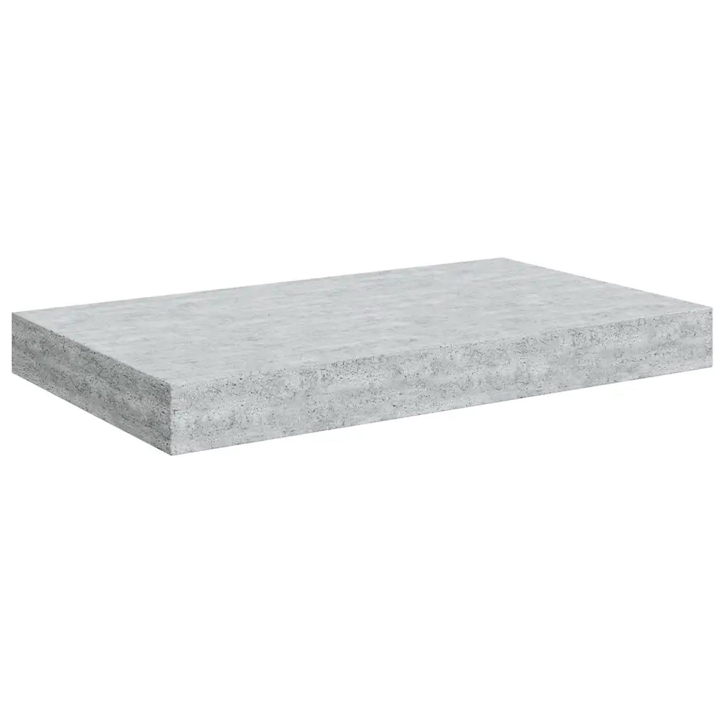 Scaffali a Parete 2 pz Grigio Cemento 40x23x3,8 cm in MDF 326592