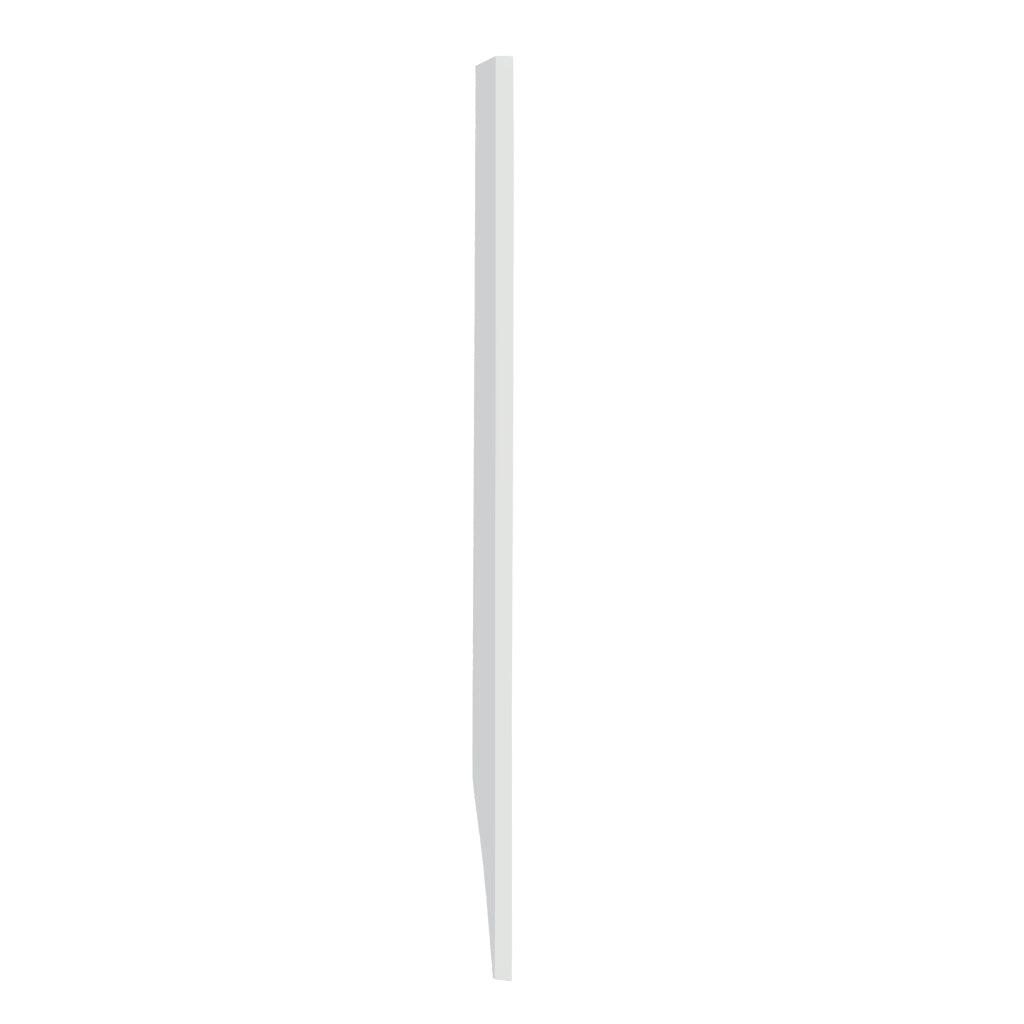 Specchio da parete quadrato, specchio da corridoio, 80x80 cm, cornice in legno, bianco