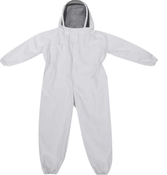 Kit di protezione XXL - Camicia da lavoro - Kit di protezione per api e vespe - Kit di protezione per adulti Bianco - Kit di protezione per il mantenimento delle api - Camicia da lavoro Uomo e Donna - Kit di protezione per apicoltori