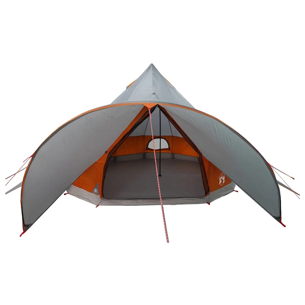Tenda Teepee per 3 Persone con tetto Grigio e arancione