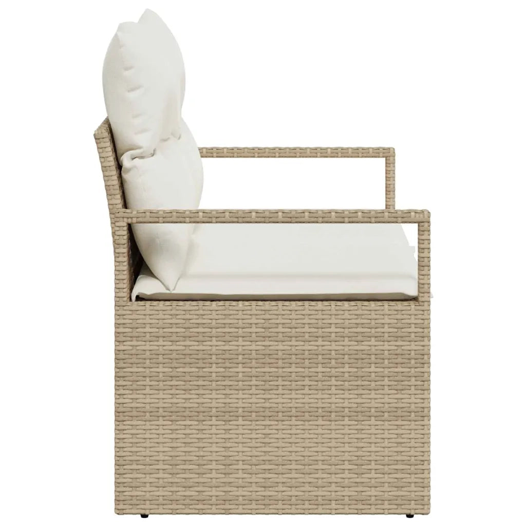 Divano da giardino con cuscino-Sofa da Giardino-Divano da esterno 120 x 62 x 69 cm. polyrattan 272705