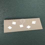 NOTE APPLIQUE PLAFONIERA 5 LUCI ATTACCO GX53 SABBIA