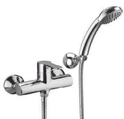 Miscelatore esterno per doccia con Duplex e Doccino linea BLU cromato