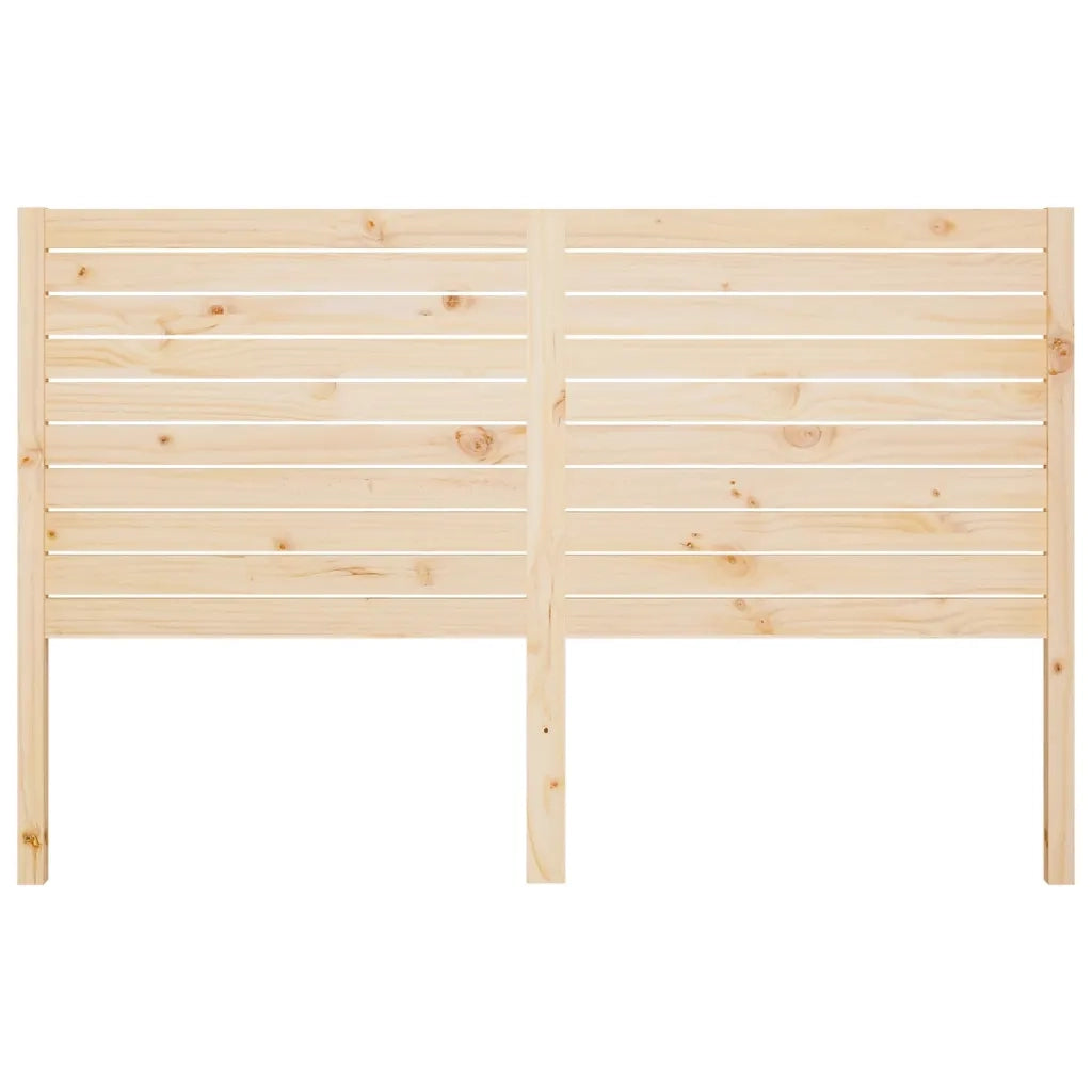 Testiera per Letto-Testata-Testiera Decorativa 141x4x100 cm in Legno Massello di Pino 424636