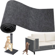 Protezione per gatti con adesivo autoadesivo, 200cm x 40cm protezione contro graffi per gatti sul divano, protezione per gatti DIY, protezione per gatti per mobili, protezione per porte, muri e divani (grigio scuro)