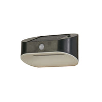 Applique Moderna Solare Policarbonato Grigio Led 1,2W 3000K