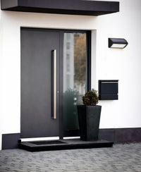 Applique Moderna Solare Policarbonato Nero Bianco Led 5W 3000K