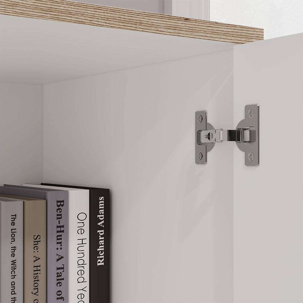Vicco Libreria da parete Bianco 63 x 75 cm con 2 porte