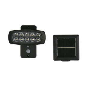 Applique Moderna Solare Policarbonato Nero Led 2,5W 3000K