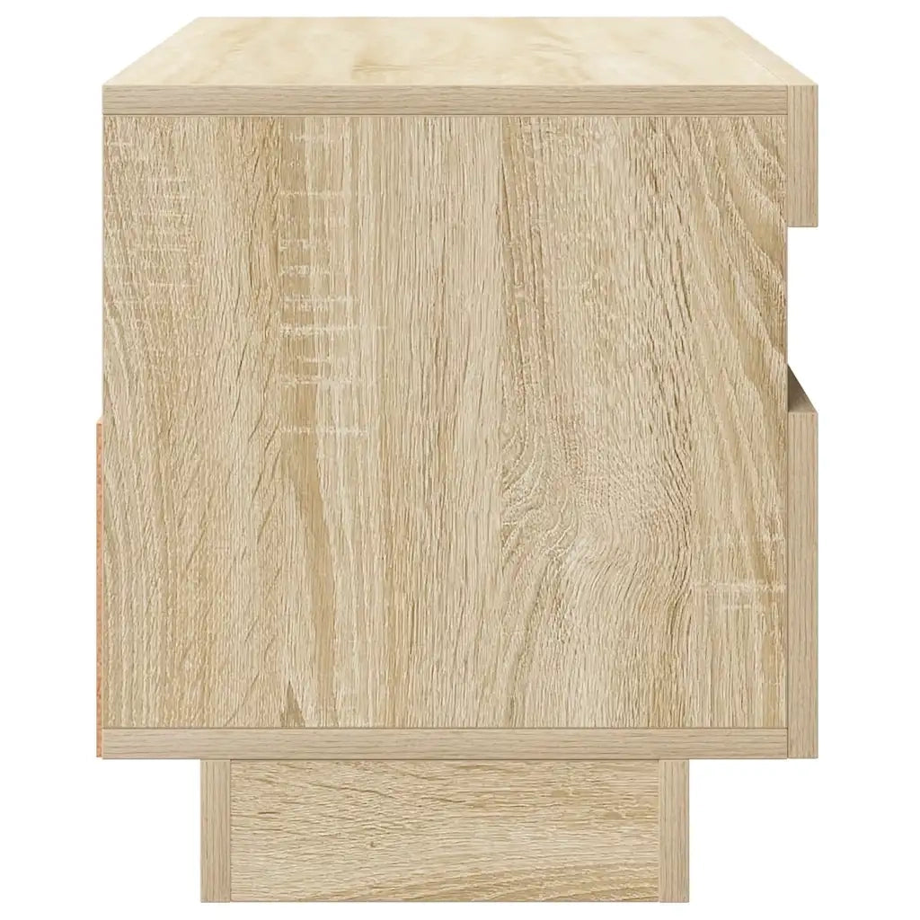 Mobile Porta TV con Luci LED Rovere Sonoma 80x35x40 cm 804448