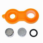 Trade Shop - Set 6pz Aeratore Rubinetto M24 In Abs Filtro Bagno Cucina Chiave Rompigetto 87988 -