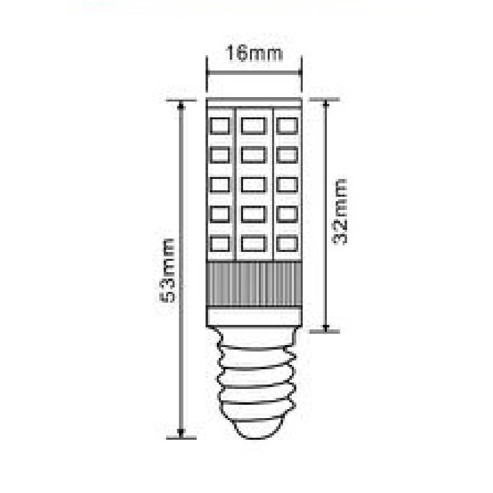 Trade Shop - Lampadina Led E14 3.5 Watt Luce Naturale 4000k Calda 3000k Fredda 6500k E14-11 -