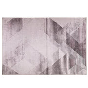 Tappeto rosa poliestere 160 x 230 cm a pelo corto motivo astratto