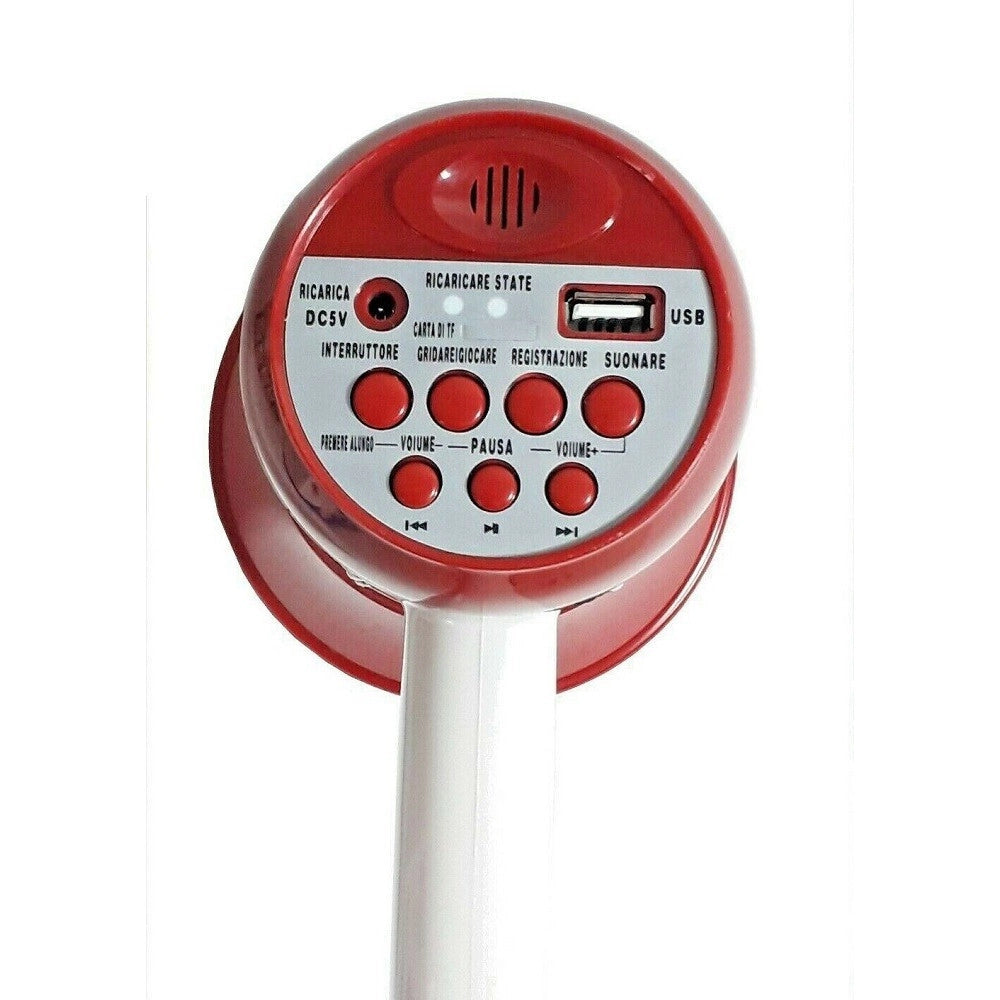 Trade Shop - Megafono Portatile Professionale 500m 20w Registratore Vocale Gx-528ut -