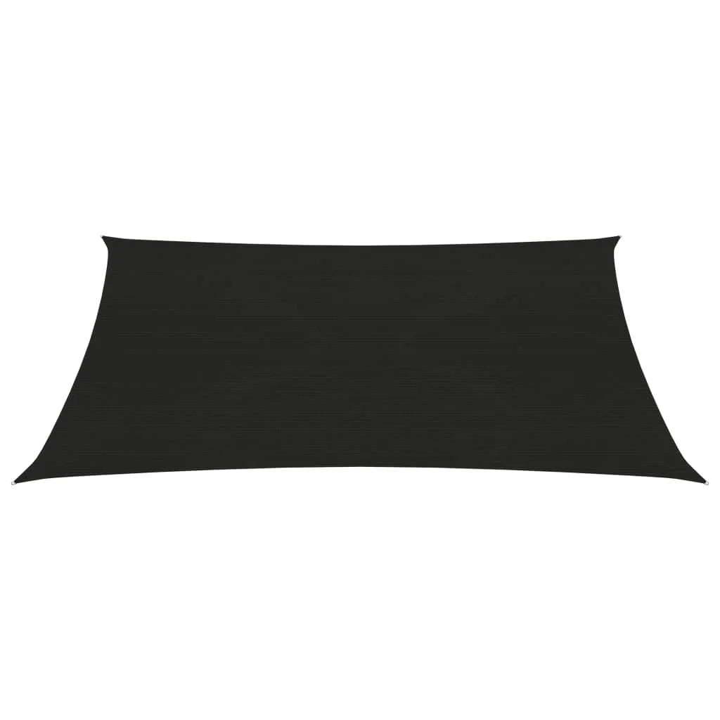 Vela ombreggiante 160 g/m² 3,5 x 4,5 m HDPE nero 02_0009194