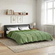 Duvet Estivo Trapuntato Verde 220 x 240 cm Microfibra 42025962