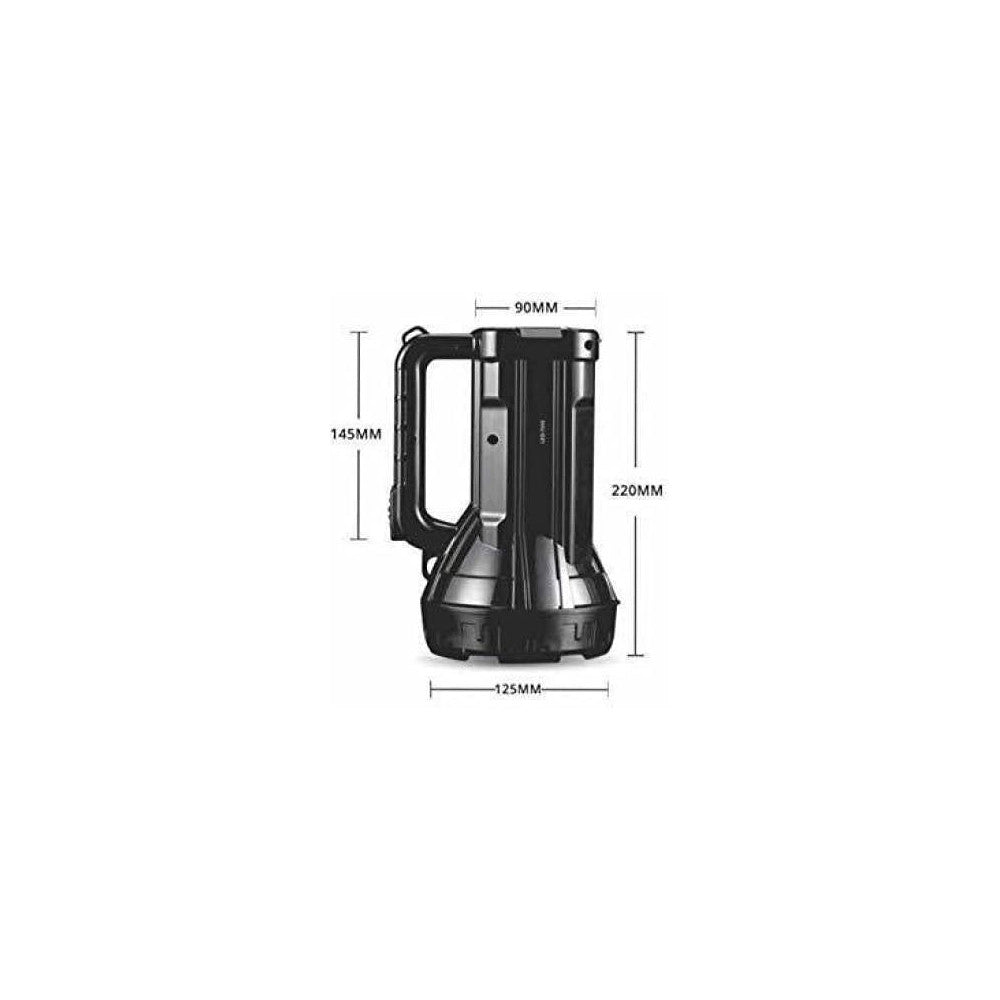 Trade Shop - Torcia Lampada Faro Portatile Led 5w Batteria Luce Emergenza Doppia Impugnatura -