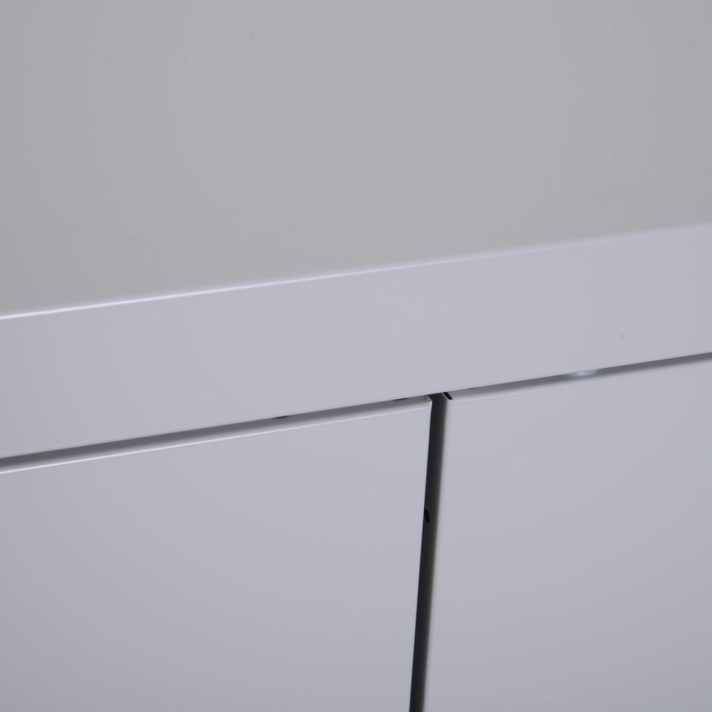 Armadio ¨C zephmum ¨C Grigio Acciaio 80x40x92.5cm
