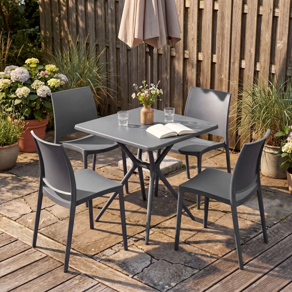 Gartenmцbel-Set Amino mit 4 Stьhlen