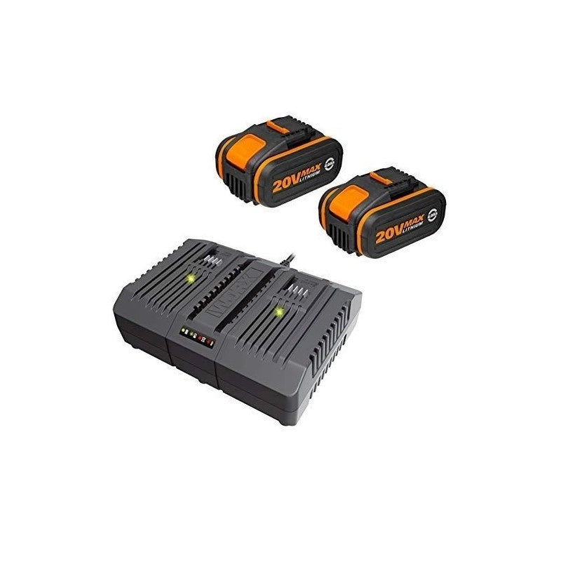 Soffiatore Aspiratore Tritatutto a Batteria 40V WG583E 3 in 1 Brushless per Raccolta Foglie con Sacco 35L - Worx
