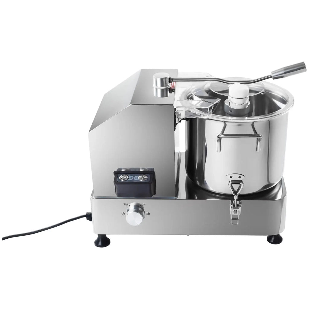 Tritatutto professionale da cucina in acciaio inox da 12 litri argento 14_0008818