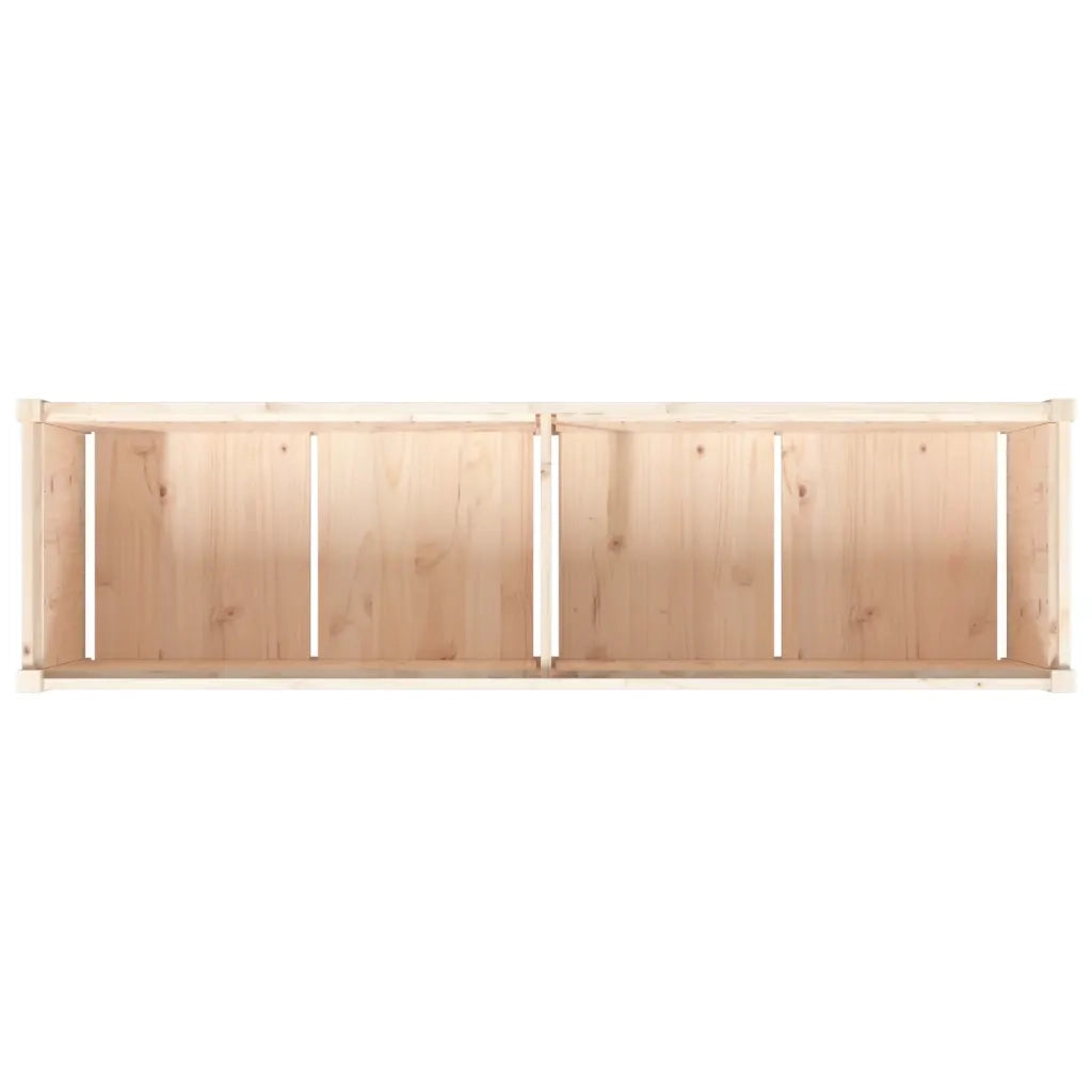 Fioriera da Giardino-Vaso da Esterno 180x50x50 cm in Legno Massello di Pino