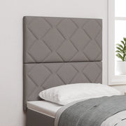 Testiera  Design a Blocchi a Diamante Tortora 80 cm Tessuto