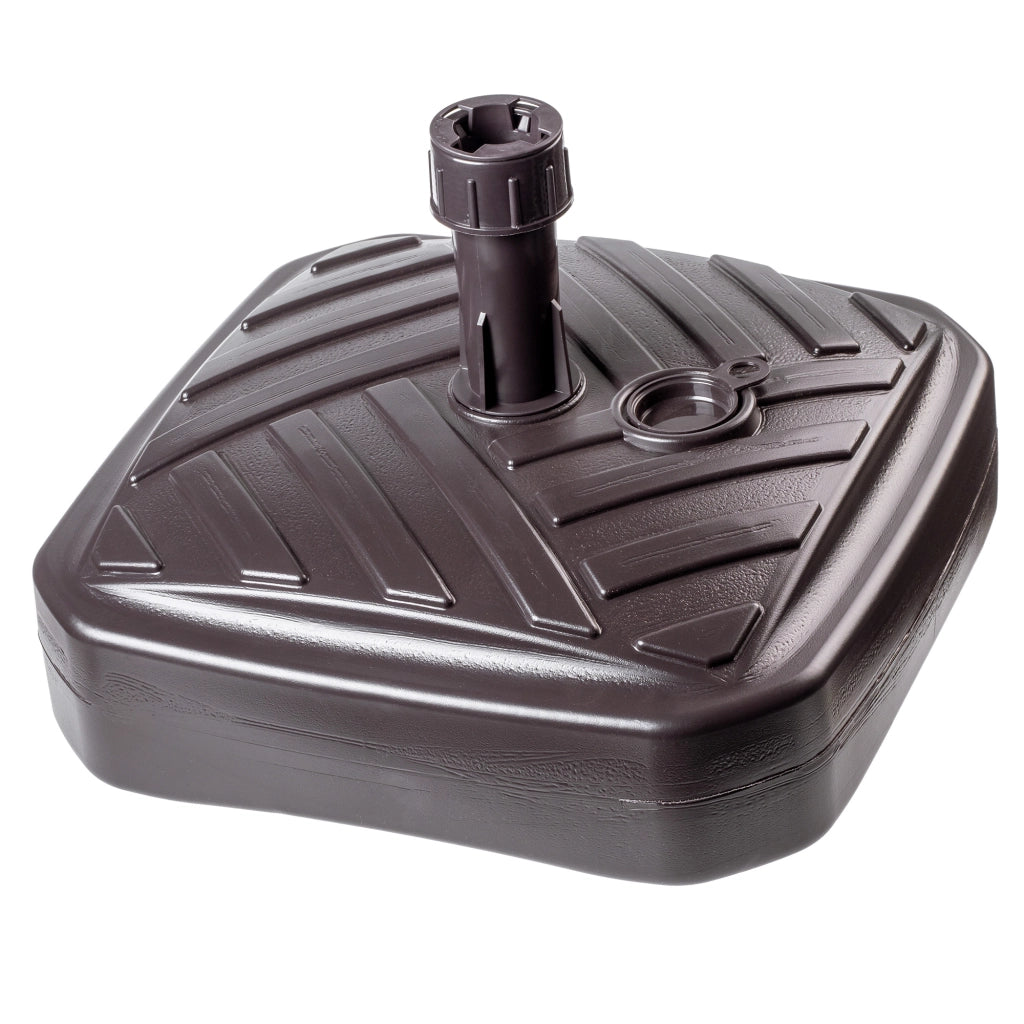 Base per ombrellone KADAX, supporto per ombrellone da giardino, quadrato, 39 cm, peso