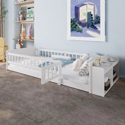 Letto Singolo per Bambini in Legno di Pino ¨C MINIMAL ¨C Bianco 90x200 senza materasso