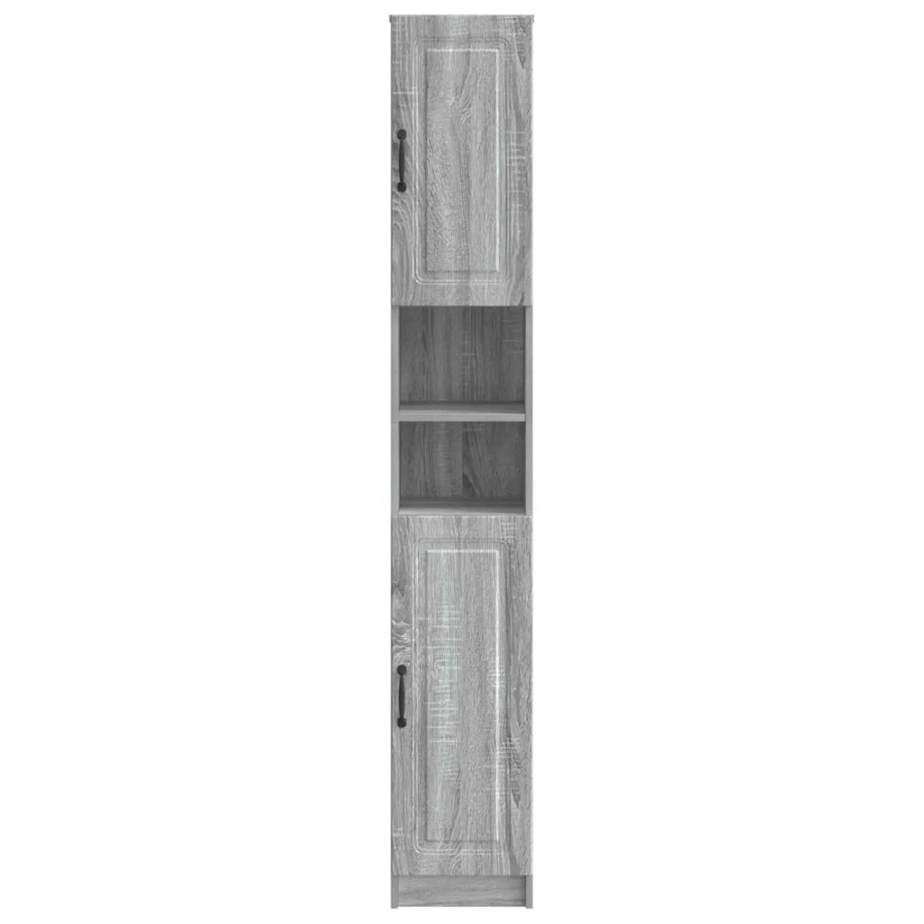 Armadio da Bagno con Ripiano Aperto UTRECHT Sonoma grigio 897701