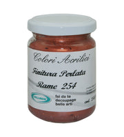 COLORE ACRILICO RAME PERLATO ML 125