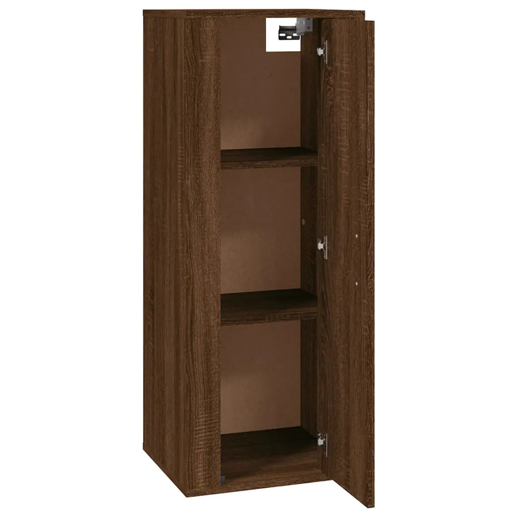 Mobile Porta TV a Parete Rovere Marrone 40x34,5x100 cm 816687