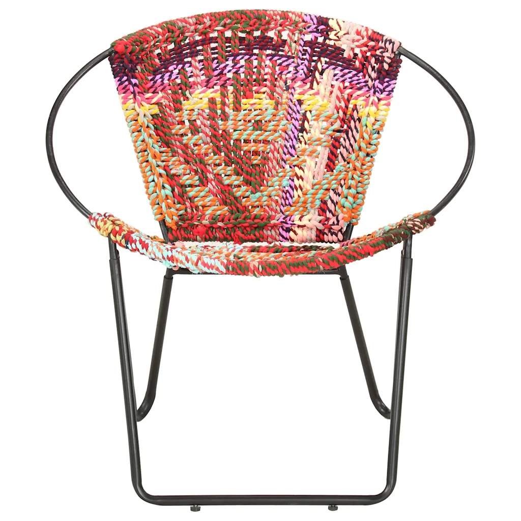 Sedia Acapulco Multicolore in Tessuto Chindi