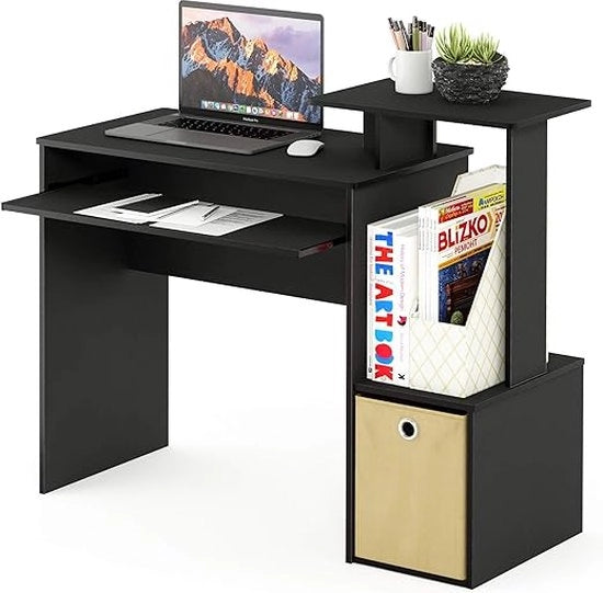 Scrivania Portatile per Laptop, Studio, Scrittura, 100.1(W) x 86.6(H) x 39.9(D) cm